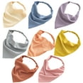 thumbnail image 1 of TELOLY 8Pcs Bandanas for Women,Cute Style Bag Scarf,Vacation Style Bandana Set, 1 of 2