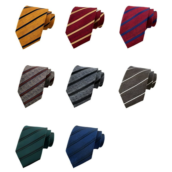 TELOLY 8Pcs Ties for Men,Custom Fabric Mens Ties,Beautiful Look Mens Tie,Color Mixing1