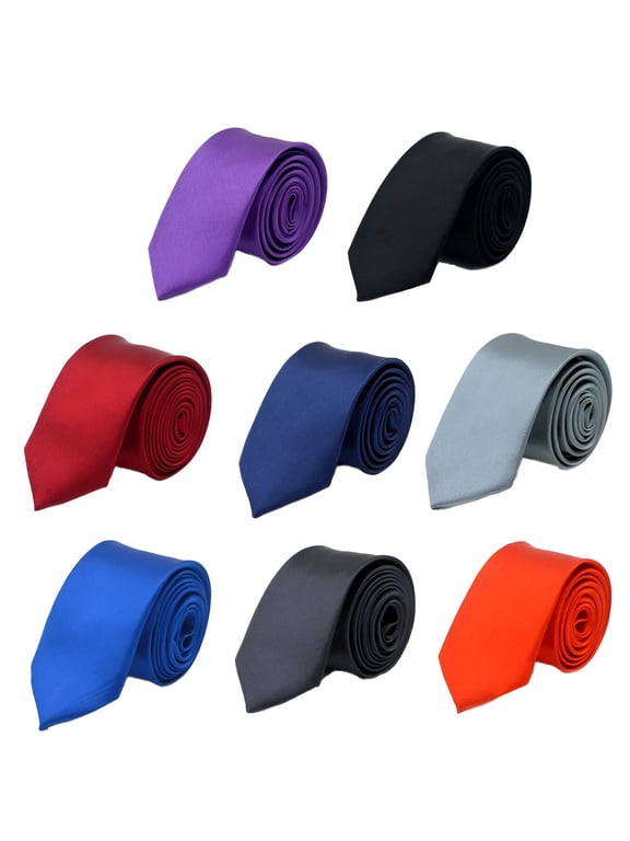 8Pcs Ties for Men,Delicate Touch Mens Ties,Strong Visual Impact Mens Tie,Color Mixing1