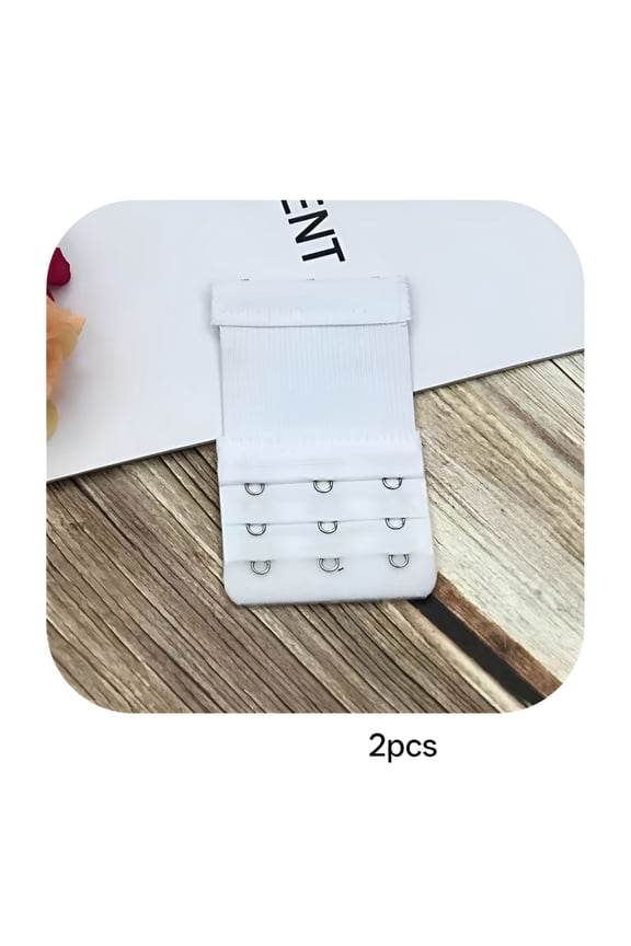 8Pcs Women's Bra Extension Strap, 3 Row 3 Hooks Stretchy Bra Extender