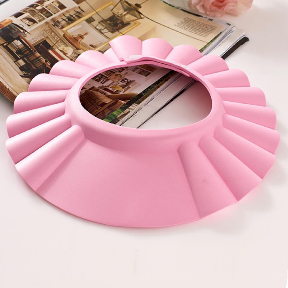 TELOLY Adjustable Baby Kids Shampoo Bath Bathing Shower Cap Hat Wash