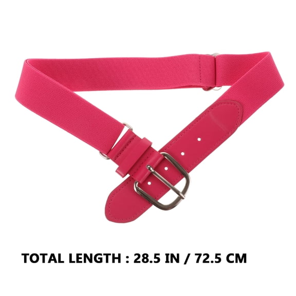 TELOLY Adjustable Baseball Belt for Softball with Simple Design, Faux , 1 Piece Baseball Belt