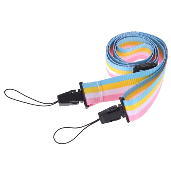 TELOLY Adjustable Colorful Rainbow Comfortable Camera Neck Strap for Instant Film Camera