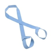 TELOLY Adjustable Cotton Yoga Mat Strap Sling Exercise Mat Carrying Strap Carrier Light Blue