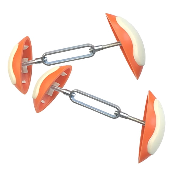 TELOLY Adjustable Shoe Stretcher, Universal Plastic Shoe Tree and Toe Expander, Width Shaper for Sneakers, Flats, High Heels