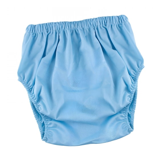 TELOLY Adult Leakproof Underwear for Incontinence Underpants Pull on Cover Pants for Men Women Waterproof Diaper Covers for Disabled XXL Blue