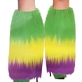 thumbnail image 1 of TELOLY Adults Mardi Gras Furry Monster Party Leg Warmers Costume Accessory Mardi Gras Leg Warmers for Women, 1 of 7