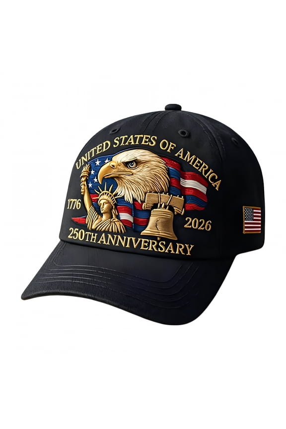 America 250Th Anniversary Usa Hat Adjustable Embroidered 250Th Anniversary Patriotic Retro Washed Hat Baseball Caps B 250 Anniversary Usa Hat