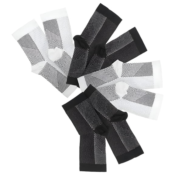 TELOLY Ankle Socks Compression for Foot Sox Plantar Fasciitis Sleeve Sports Orthopedic