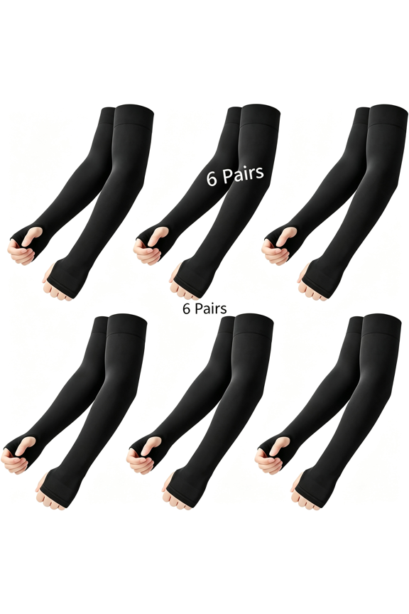 Arm Sleeves with Thumb Hole,Compression Cooling Uv Sun Protection Tattoo Sleeves,Arm Sleeves for Men Women Compression Cooling Uv Sun Protection Sun Sleeves for Men Uv Protection