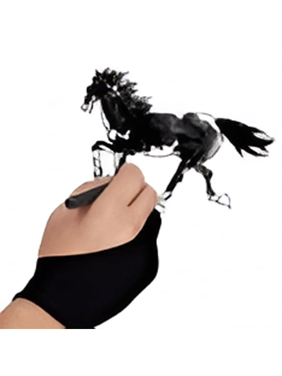 Artist Glove for Drawing Tablet (1 pair of Free Size, Good for Right Hand or Left Hand)