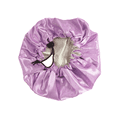 thumbnail image 1 of TELOLY Baby Bonnet Adjustable Size Bonnet Child Hair Bonnet,Purple, 1 of 5