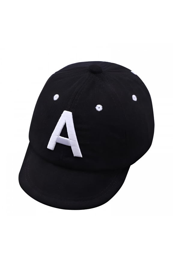 Baby Boy Baseball Cap Striped Sunhat Letter Sun Protection Hat 0-3 Years Infant Baseball Cap