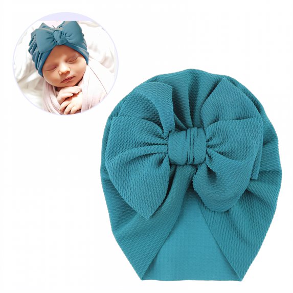 TELOLY Baby Hats,Adjustable Fit Baby Hat,Grows with Baby Baby Beanies 6-12 Months,DarkBlue