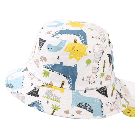 TELOLY Baby Hats Cartoon Print Fresh and Cute Newborn Hats Spring and Autumn Short Brim Hat Baby Bonnet,Style 3