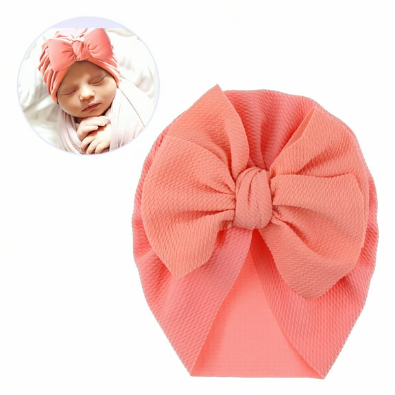 TELOLY Baby Hats,Cozy Knit Newborn Hats,Comfortable Daily Wear Baby Hat,Red