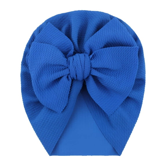 TELOLY Baby Hats,Fashionable Detail Baby Beanies 6-12 Months,Cute Girly Style Kids Beanie,Blue