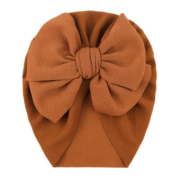 TELOLY Baby Hats,Gentle Stretch Kids Beanie,Perfect Baby Comfort Baby Hat,Coffee