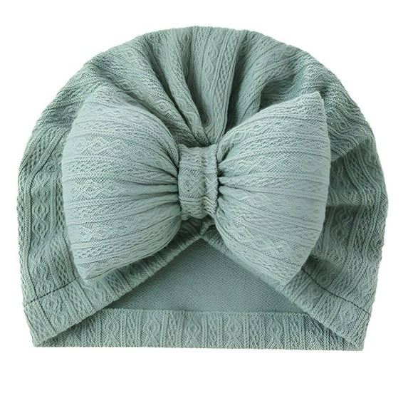 TELOLY Baby Hats,Soft and Breathable Newborn Hats,Keeps Baby Cozy Baby Beanies 6-12 Months,Green