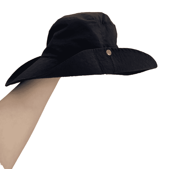 TELOLY Baby Hats Solid Color Quick Drying Baby Bonnet Thin Summer Style Big Brim Simple and Versatile Newborn Hats,Black,Aldult