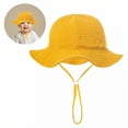 thumbnail image 1 of TELOLY Baby Hats,Sweat-Absorbing Lining Kids Beanie,All-Day Freshness Baby Beanies 6-12 Months,Yellow, 1 of 6