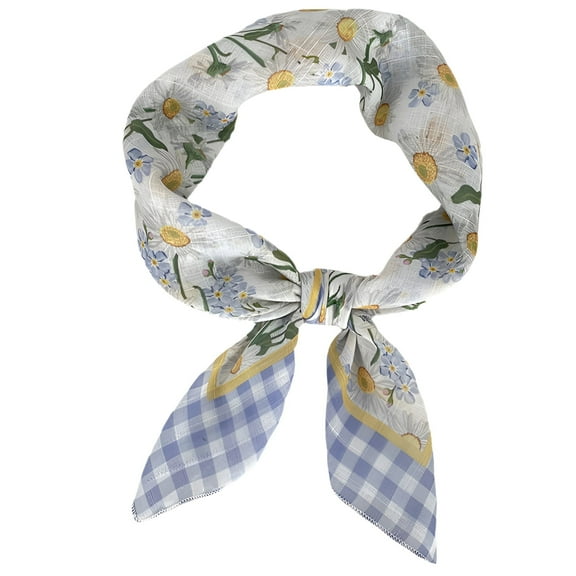 TELOLY Bandanas for Women,Cotton Purple Bandana,Head Scarves,Purple