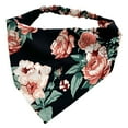 thumbnail image 1 of TELOLY Bandanas for Women,Girly Style Black Bandana,Ladies Polyester Bandana,Black, 1 of 2