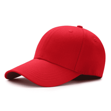 TELOLY Baseball Cap Four Seasons Casual Fashion Sun Hats for Women Korean Version for Men and Women Adjustable Hats for Men,Red,Pure Version