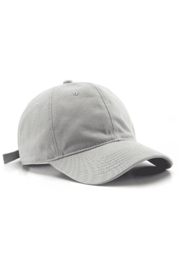 Baseball Cap Large Head Circumference Solid Color Sun Hat Four Seasons Soft Top Curved Brim Peaked Hat Sun Hats for Women,Light Gray