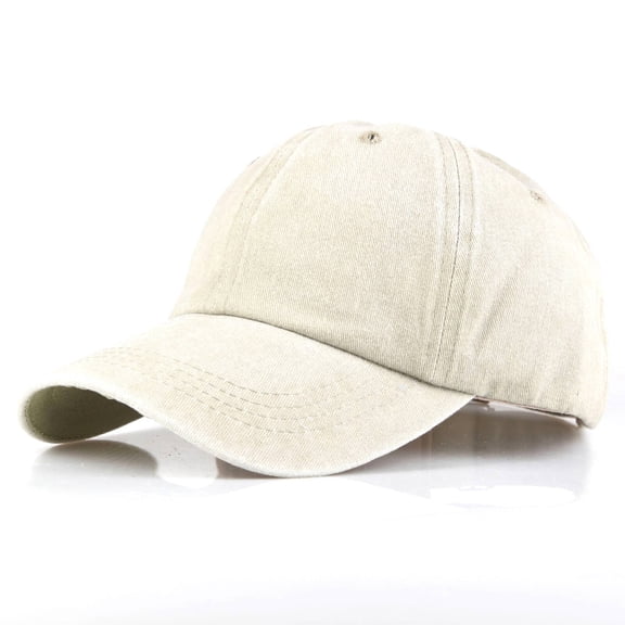 TELOLY Baseball Cap,Make Old Hats for Women,Washed Pure Cotton Men'S Hats & Caps,Light Khaki