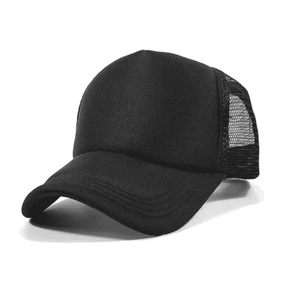 TELOLY Baseball Cap Sponge Material Is Comfortable and Breathable Sun Hat Solid Color, Fashionable Versatile Sun Hats for Women,Black