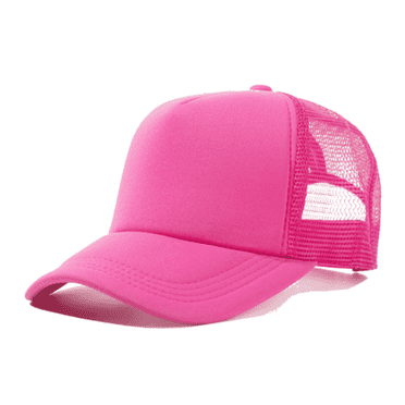 TELOLY Baseball Cap Sponge Material Is Comfortable and Breathable Sun Hat Solid Color, Fashionable Versatile Sun Hats for Women,Rose Red
