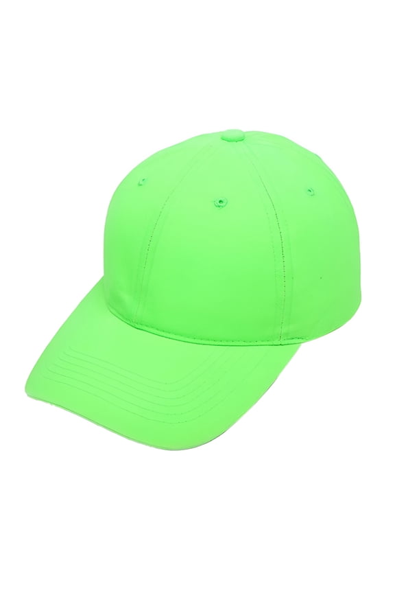 Baseball Cap Unisex Athletic Low Profile Plain Fluorescent Neon Solid Color Cotton Adjustable Dad Hat for Men Women