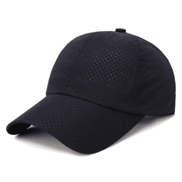 TELOLY Baseball Cap Versatile Outdoor Casual Wear for Men and Women Maga Hat Solid Color Simple Breathable Nylon Womens Hats,Navy Blue