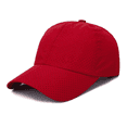 thumbnail image 1 of TELOLY Baseball Cap Versatile Outdoor Casual Wear for Men and Women Maga Hat Solid Color Simple Breathable Nylon Womens Hats,Red, 1 of 2