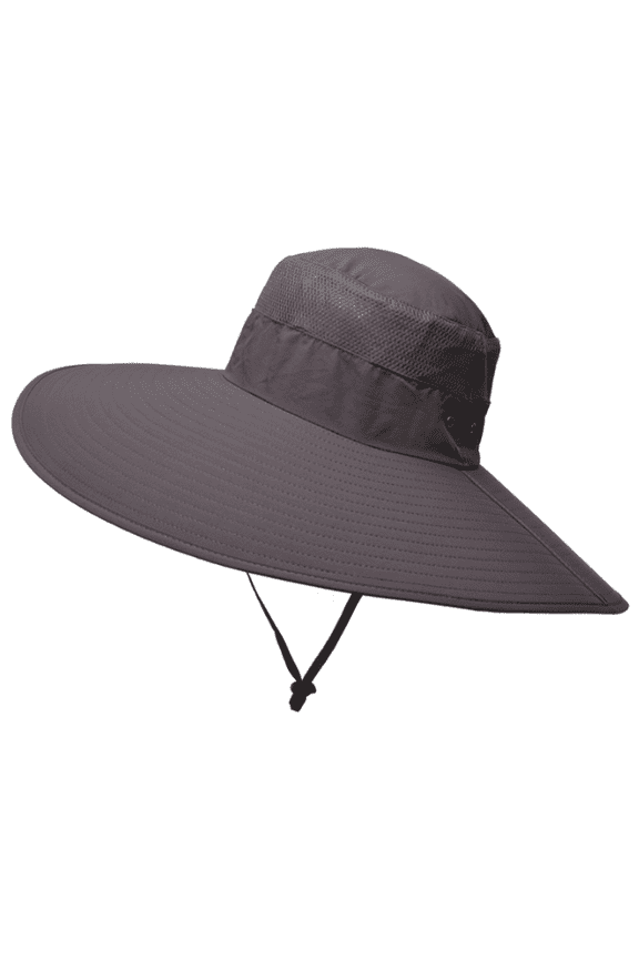 Sun Hat Waterproof and Moisture-Proof Bucket Hats for Men Light,Soft and Breathable Enlarge Brim Mens Hat,Red Gray