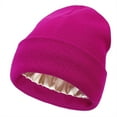 thumbnail image 1 of TELOLY Beanie for Women,Breathable Winter Hats for Women,Stylish Slouchy Beanie for Women,Light Purple, 1 of 2