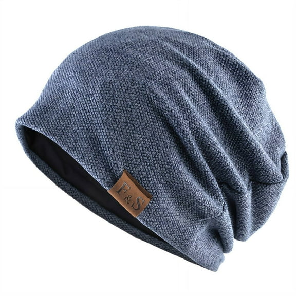 TELOLY Beanies Hats Men,Polyester Gorras Para Hombres,Men'S Hats,Blue