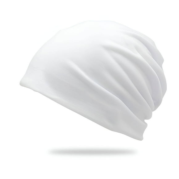 TELOLY Beanies Hats Men,Fashionable Slouch Mens Beanie,Effortless Trendy Style Caps for Men,White