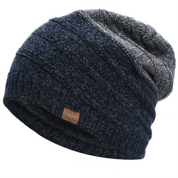 TELOLY Beanies Hats Men,Acrylic Beanie for Men,Beanies Hats Men,Blue