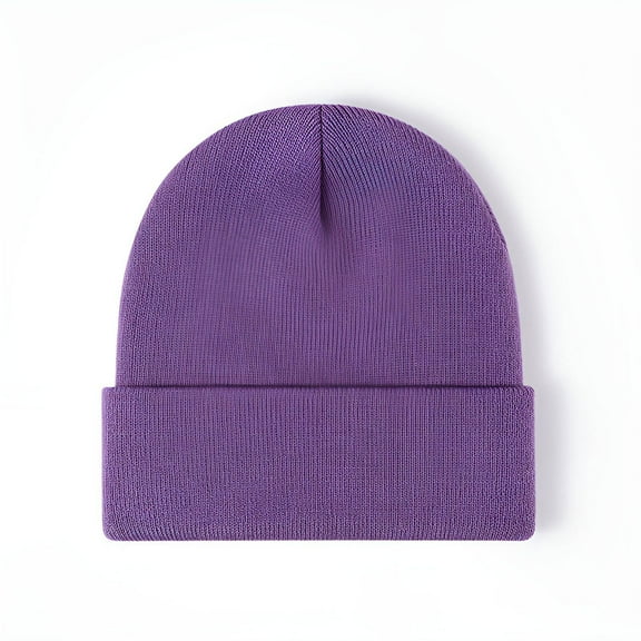 TELOLY Beanies Hats Men,Keeps Warm Hats for Men,Reliable Cold Weather Companion Beanies Hats Men,Purple