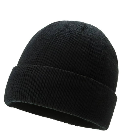 TELOLY Beanies Hats Men,Lightweight Comfor Caps for Men,Winter Ready Protection Beanies Hats Men,Black
