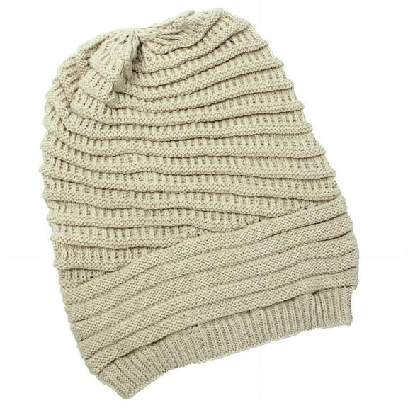 TELOLY Beanies Hats Men,Multiple Color Choices Winter Hats for Women,Full Coverage Warmth Slouchy Beanie for Women,Beige