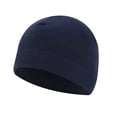 thumbnail image 1 of TELOLY Beanies Hats Men,Soft Touch Fleece Caps for Men,Provides Superior Insulation Beanies Hats Men,NavyBlue, 1 of 6