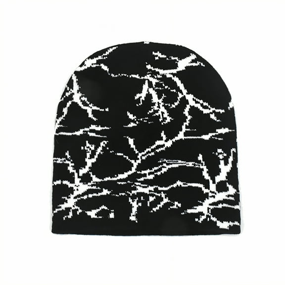 TELOLY Beanies Hats Men,Thick Knitted Material Beanies,Soft and Non-Irritating Mens Beanie,Style2,One Size