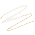thumbnail image 1 of TELOLY Belts for Women,Elegant Chain Belt for Stylish Outfits,Adjustable Waist Chain White Belt Women, 1 of 5