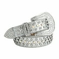 thumbnail image 1 of TELOLY Belts for Women,Stylish Studded Womens Belt with Premium Buckle,BB Belt for Trendy Outfits, 1 of 6
