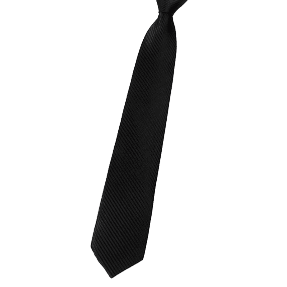 TELOLY Black Tie,Zipper Closure Ties for Men,Quick Convenience Corbatas Para Hombres Elegantes,3.15*57.09 In