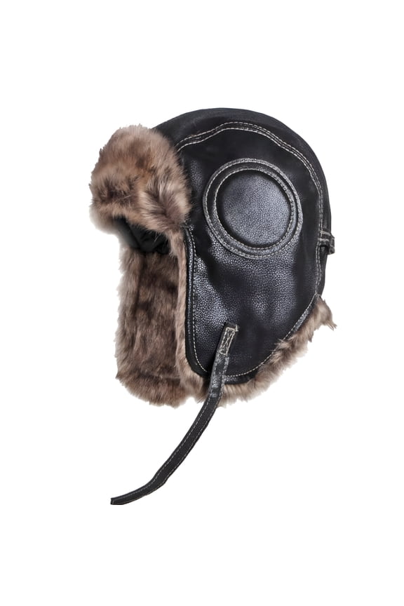 Bomber Hat Russian Cap Men Women Thick Warm Winter Hat Windproof Trapper Earflap Cap Male Female Leather Fur Russian Hat