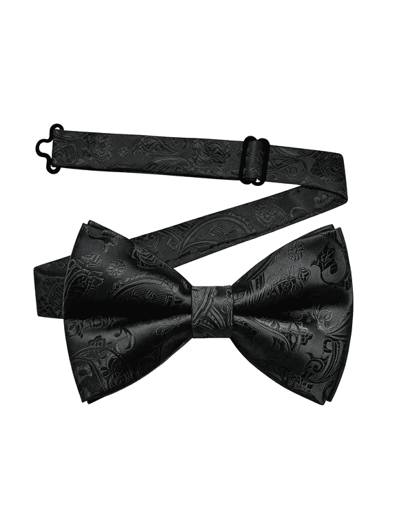 Bow Ties for Men Pre-Tied Adjustable Paisley Bowties for Wedding Business Party